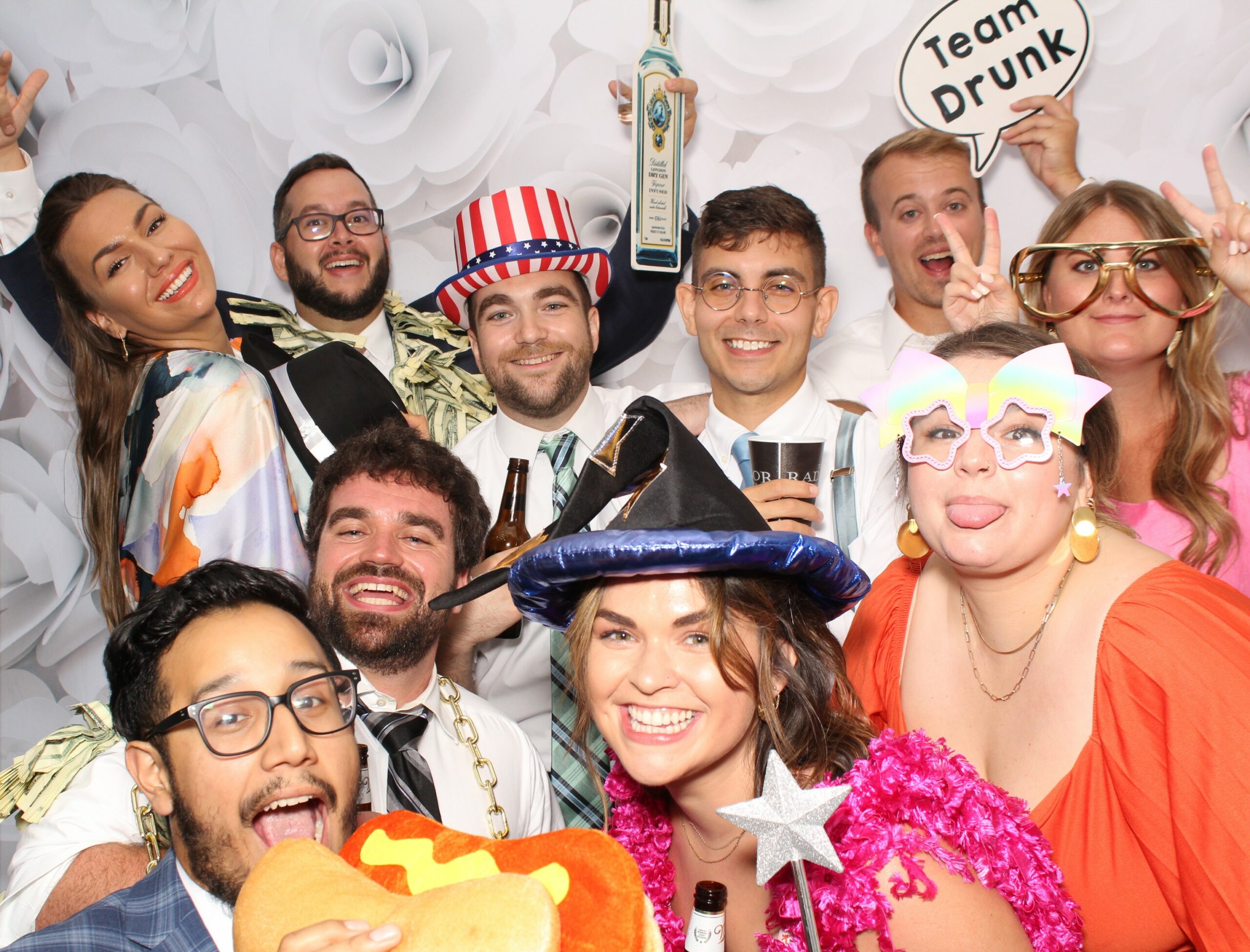 Large group party photobooth